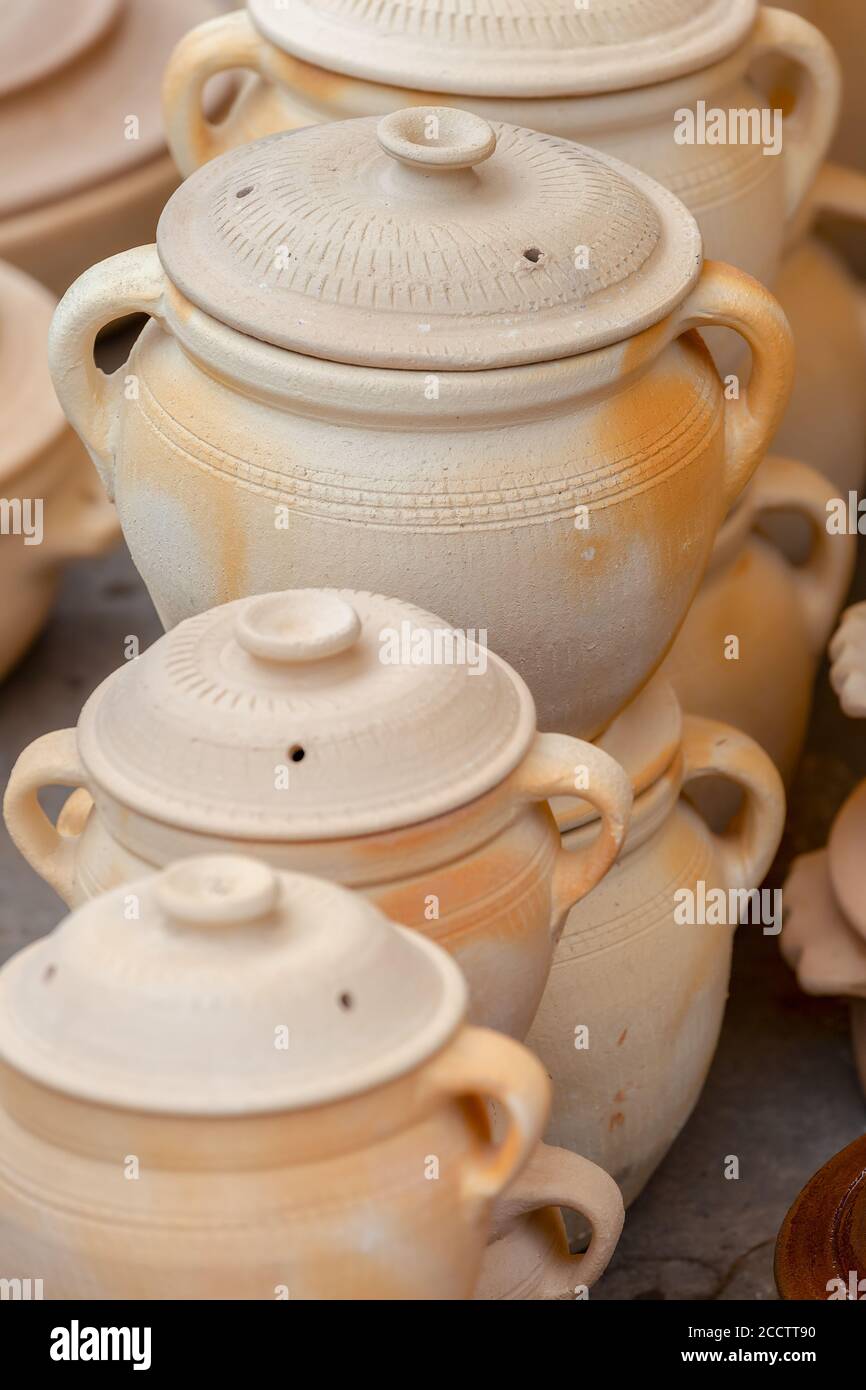 clay pots for different purposes Stock Photo Alamy