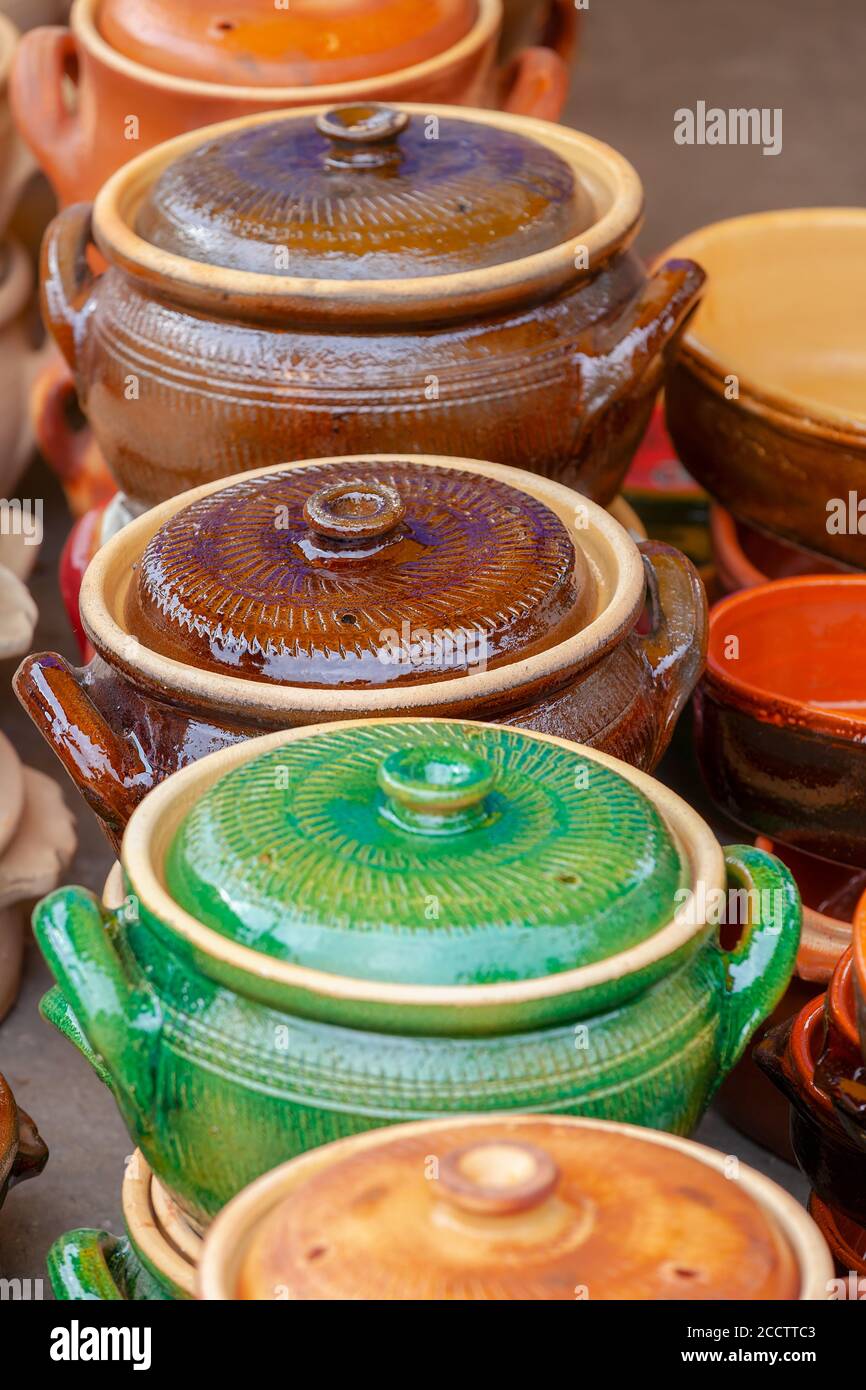 clay pots for different purposes Stock Photo Alamy