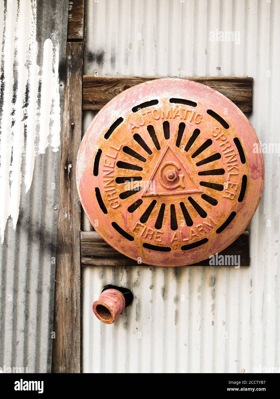 Vintage Grinnell Automatic Sprinkler Bell Stock Photo Alamy