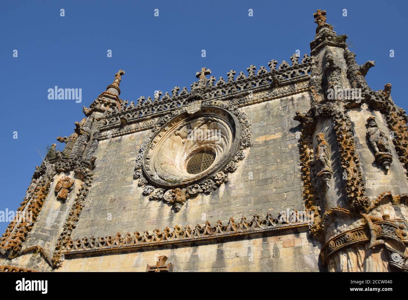 Convent of the Christ Tomar Portugal historical monument of the templars templarios Stock Photo