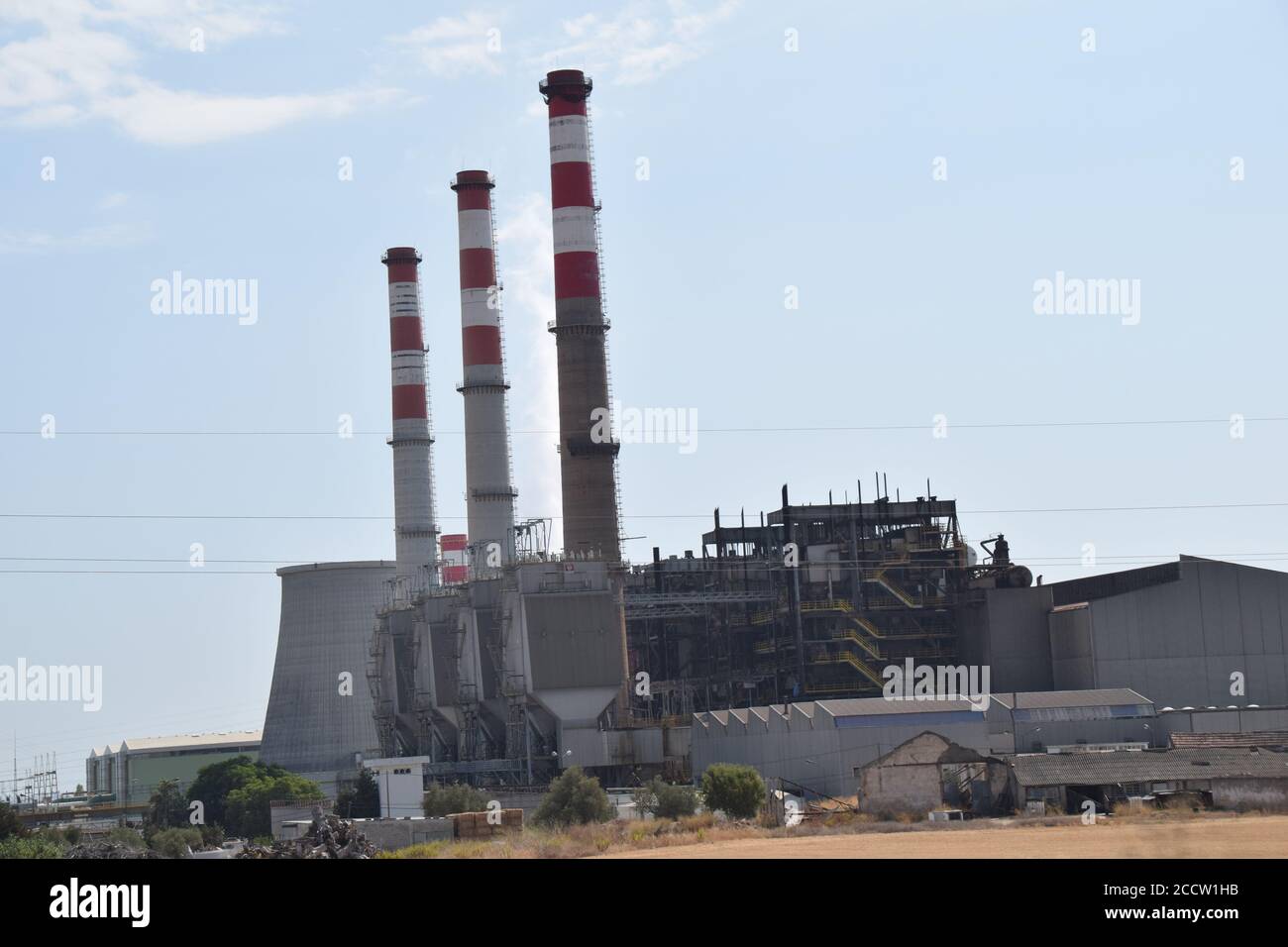 Thermo Electric power plant in Lisbon Portugal Stock Photo Alamy