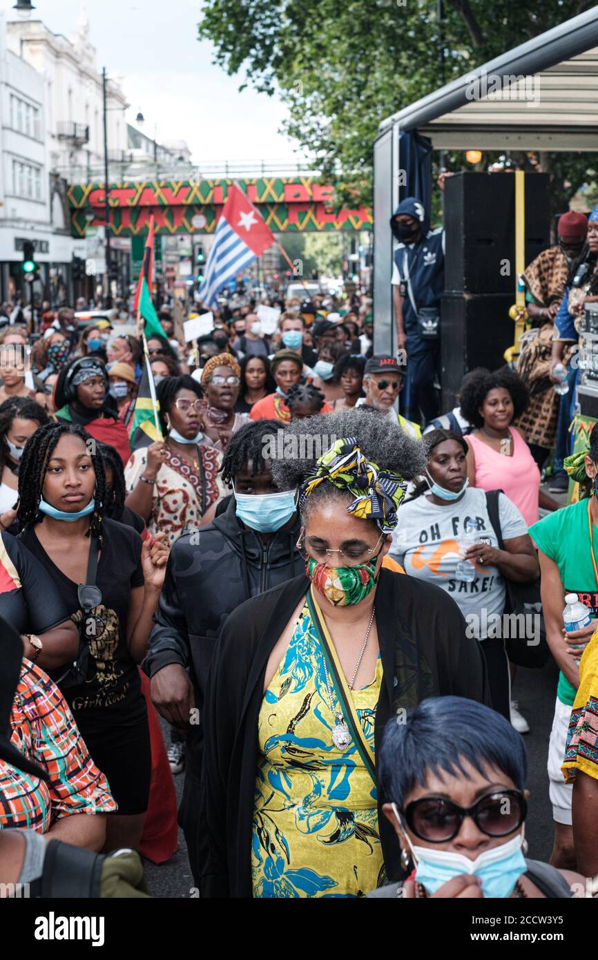 Afrikan Emancipation Day Reparations March and the Brixton Blackout ...