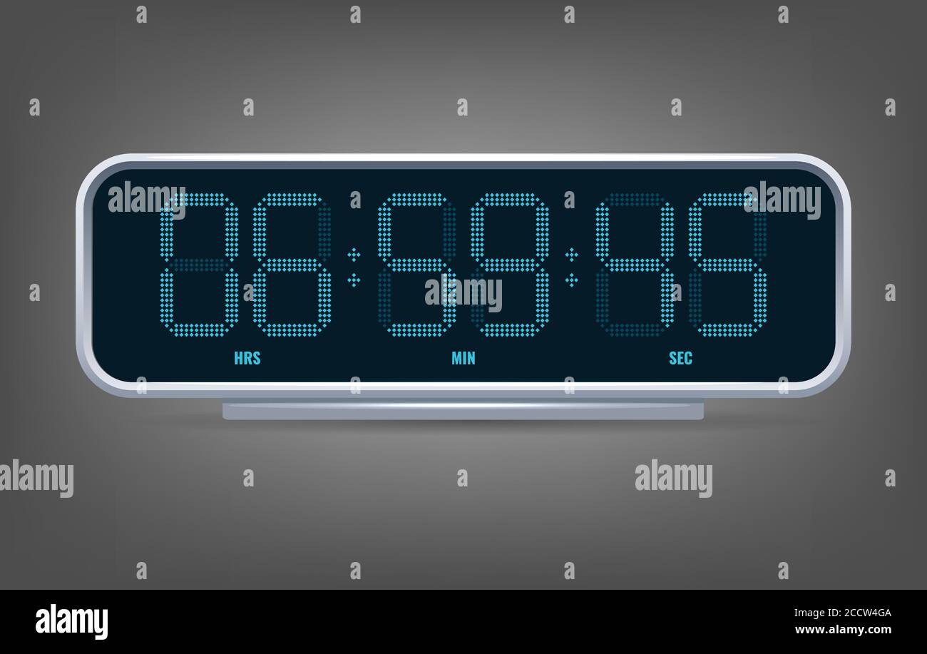 Digital clock counter Stock Vector Image & Art Alamy