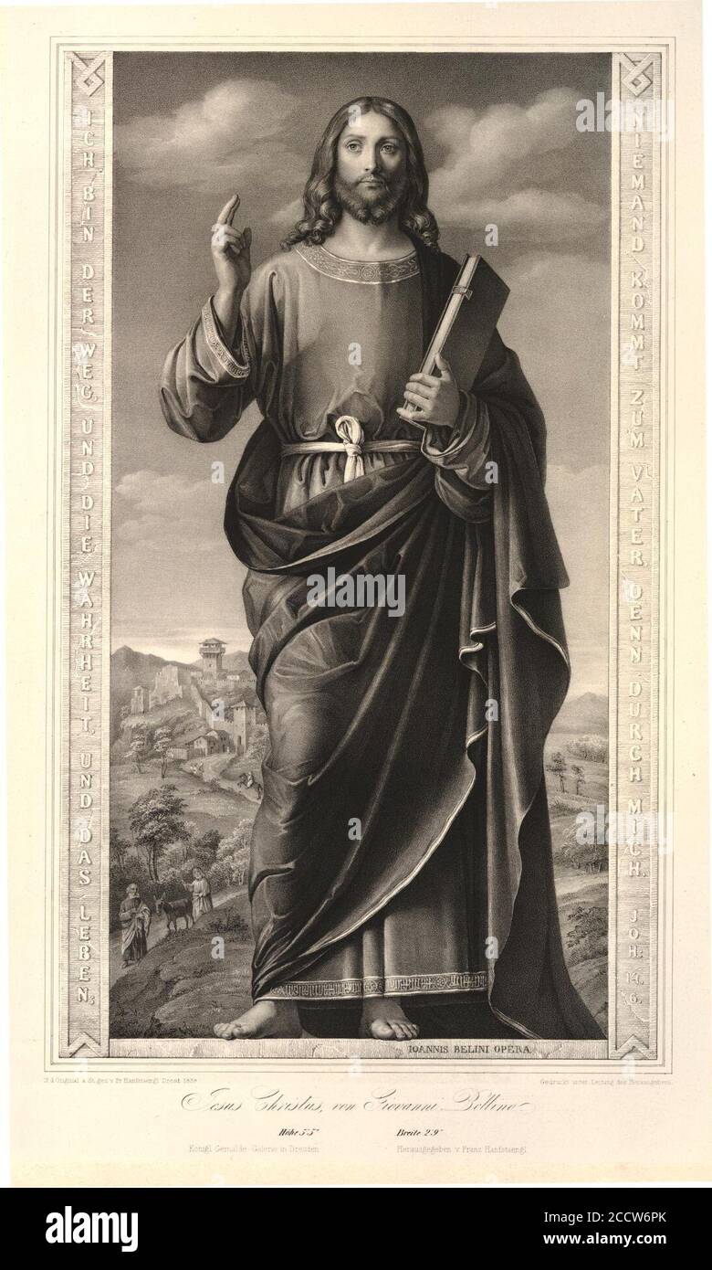 Jesus Christus (BM 1852,1009.394). Stock Photo