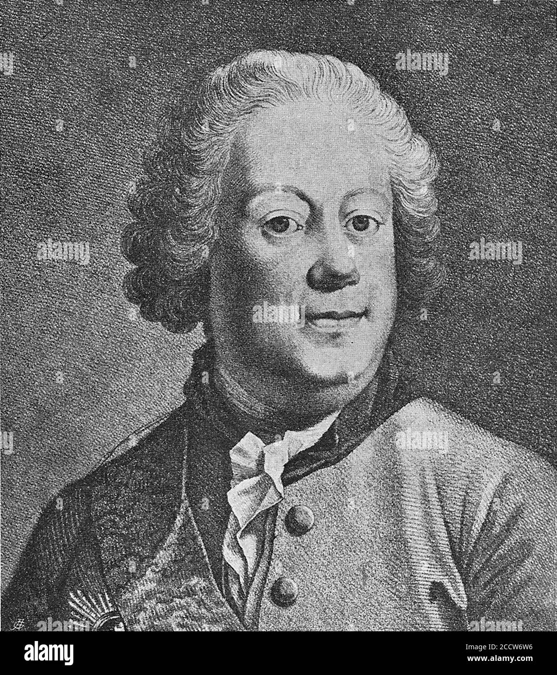 Johann Albrecht Korff. Stock Photo
