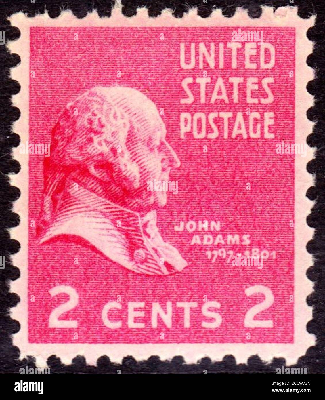 John Adams 1938 Issue-2c Stock Photo - Alamy