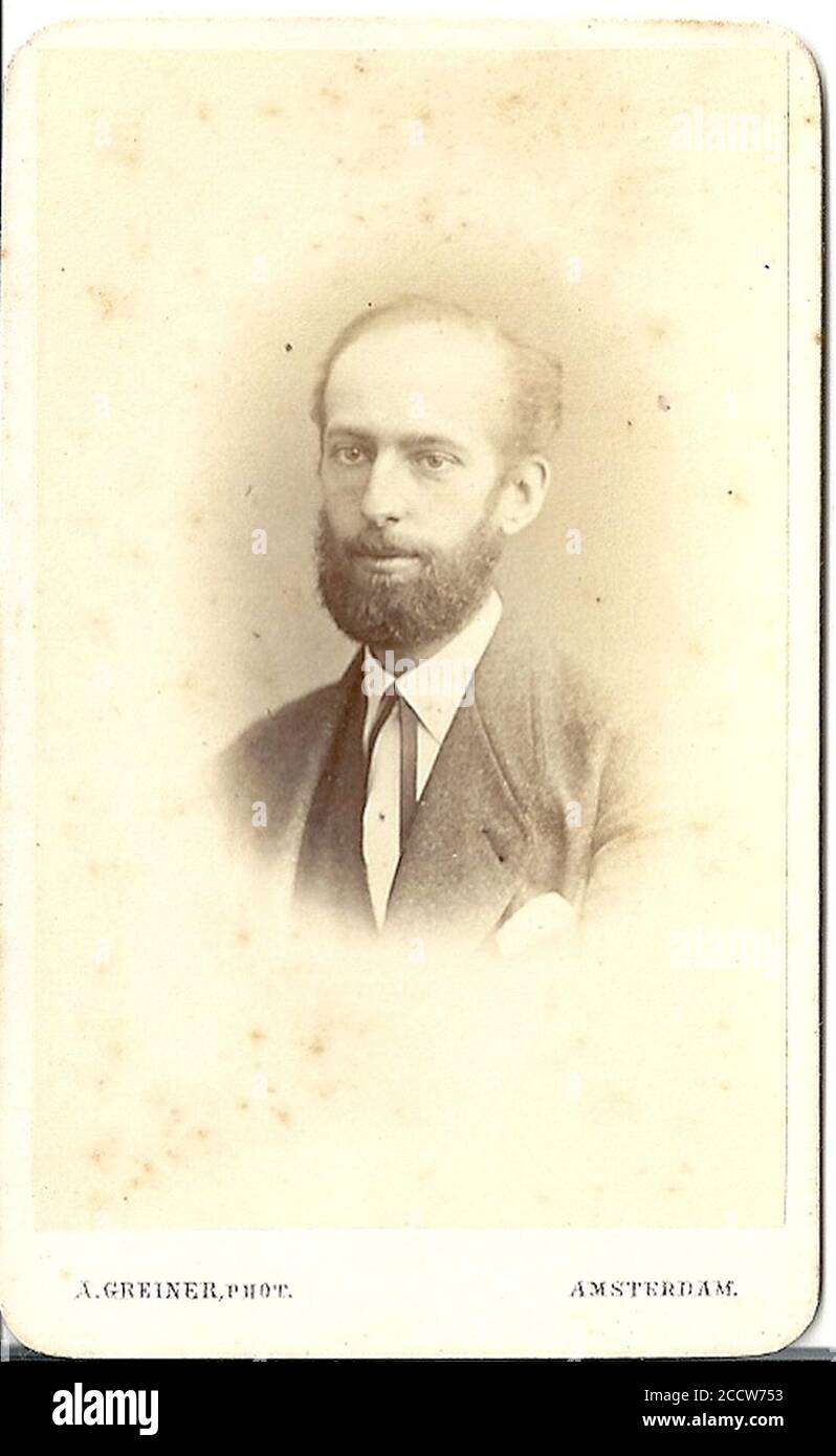 Johann Frederik Witte (1840-1902). Stock Photo