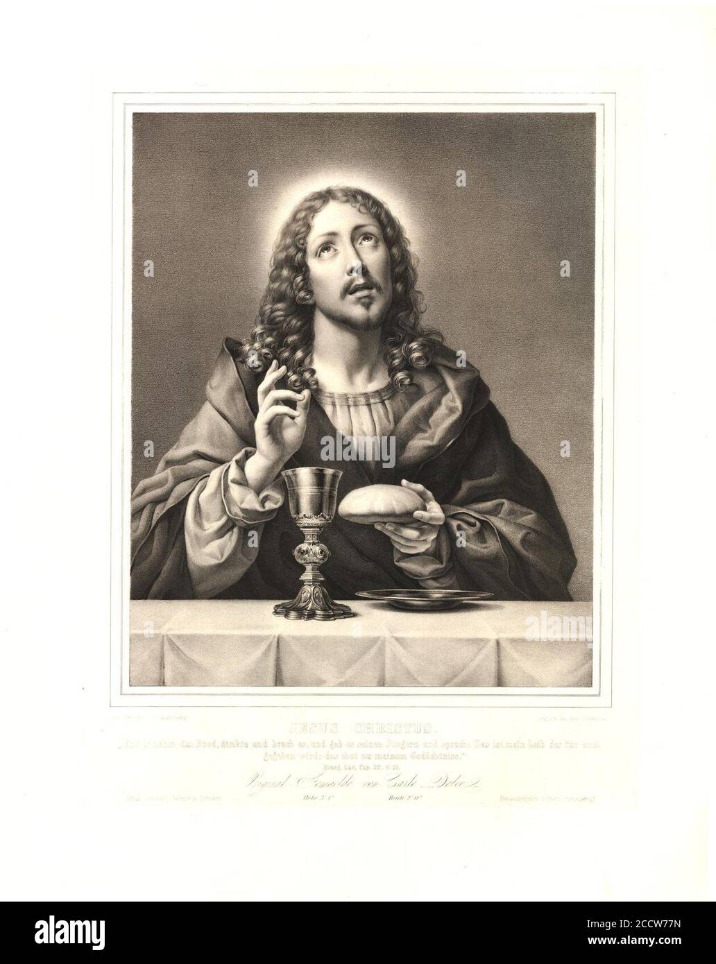 Jesus Christus (BM 1852,1009.459). Stock Photo