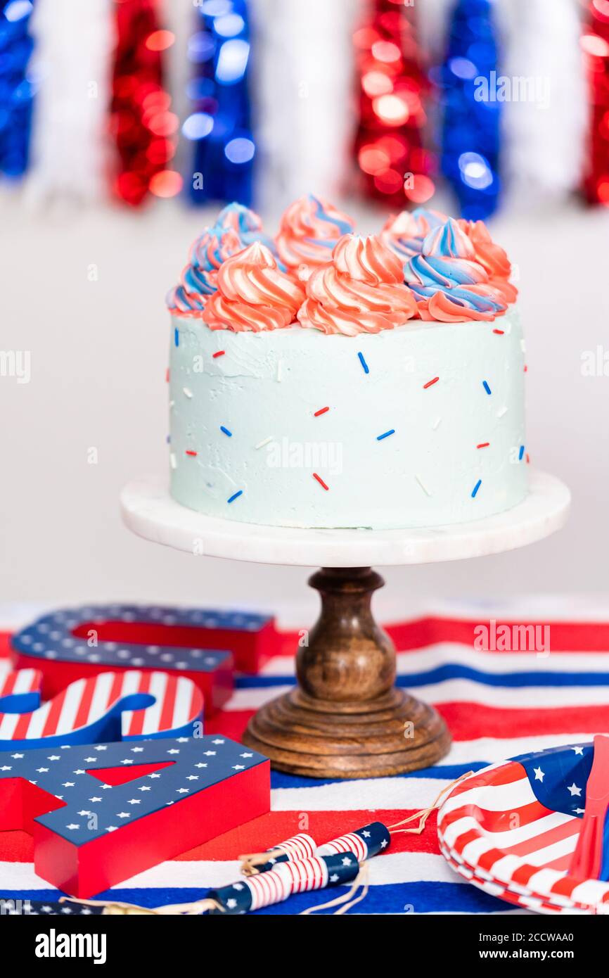 4th of july frosting