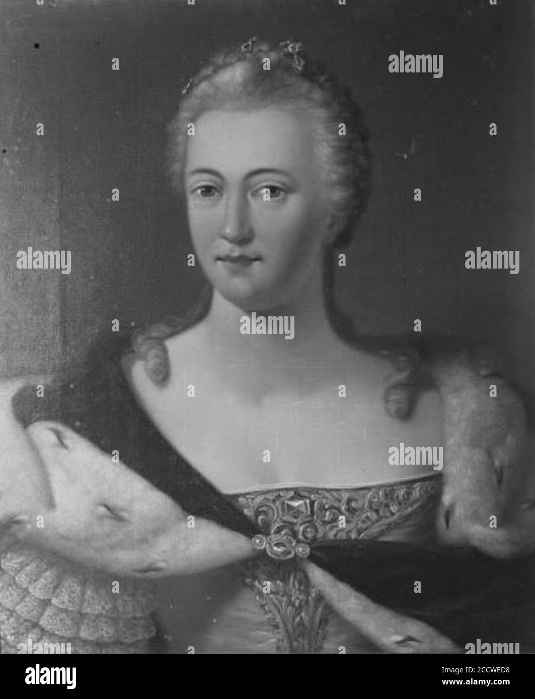 Johanna Magdalena of Saxe-Weissenfelfs duchess of Courland. Stock Photo