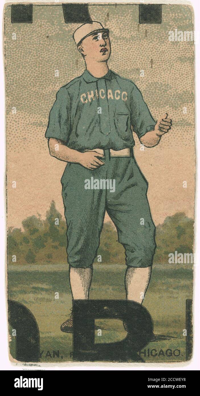 Jimmy Ryan, Chicago White Stockings, baseball card portrait Stock Photo
