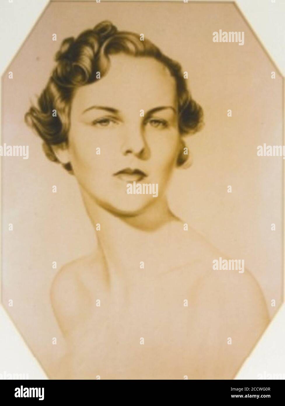 Jessica Mitford by William Acton. Stock Photo
