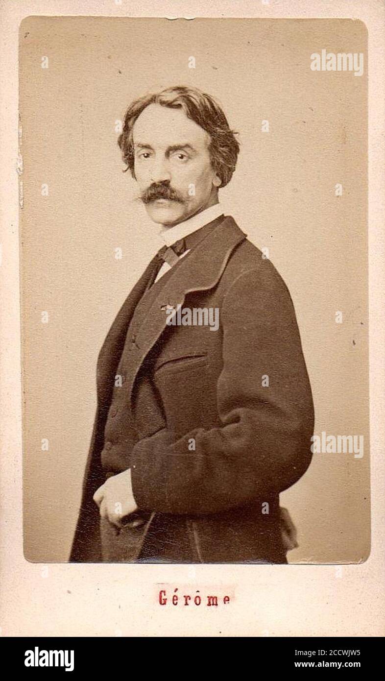 Jean-Léon Gérôme, 1860 - Etienne Neurdein. Stock Photo