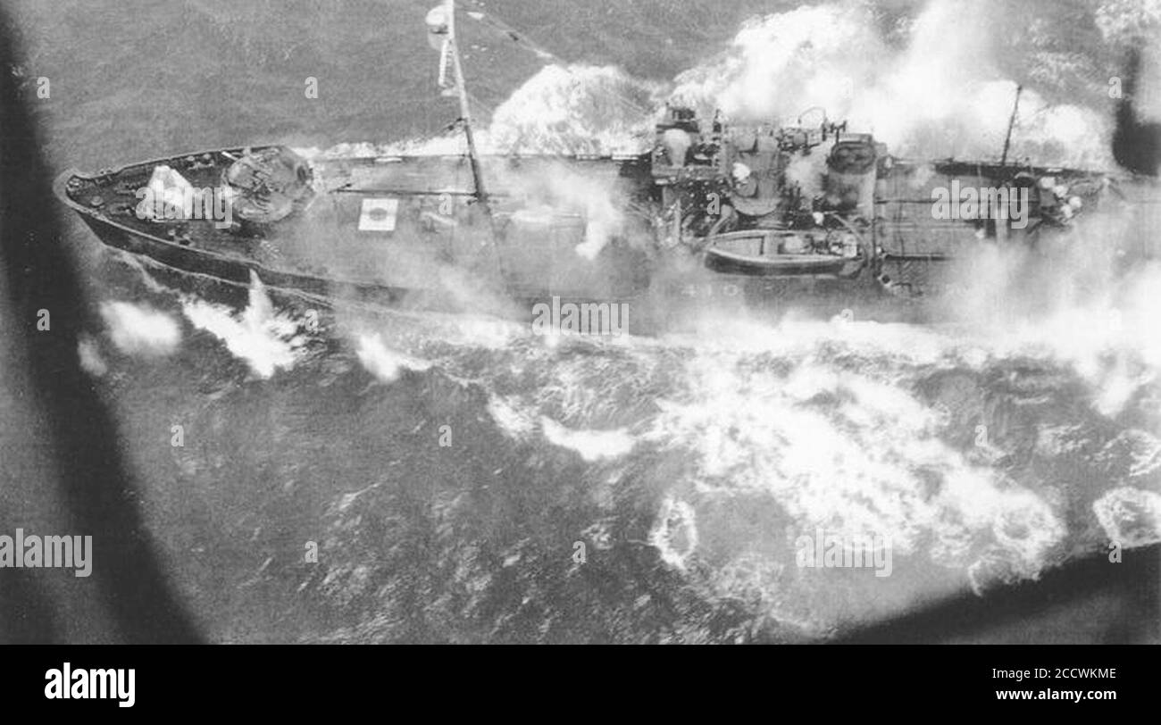 Japanese food supply ship Kinesaki 1943 Stock Photo Alamy