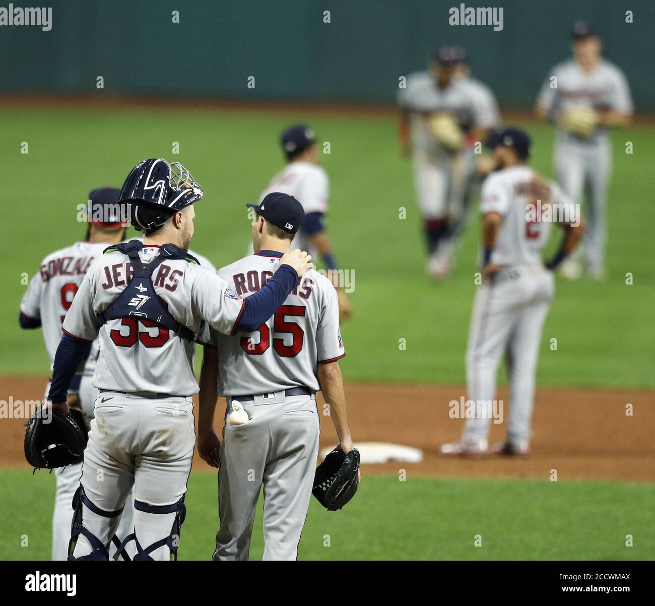 Photo: Minnesota Twins Catcher Ryan Jeffers Throws Ball - SLP2023080112 