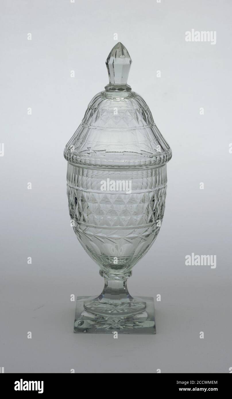 Jar And Lid (Ireland), ca. 1800 Stock Photo Alamy