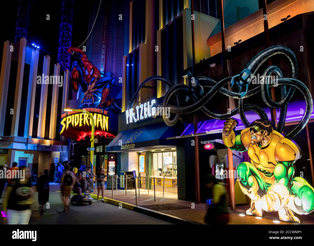 The rides at Island's of Adventure are a amazing Stock Photo - Alamy