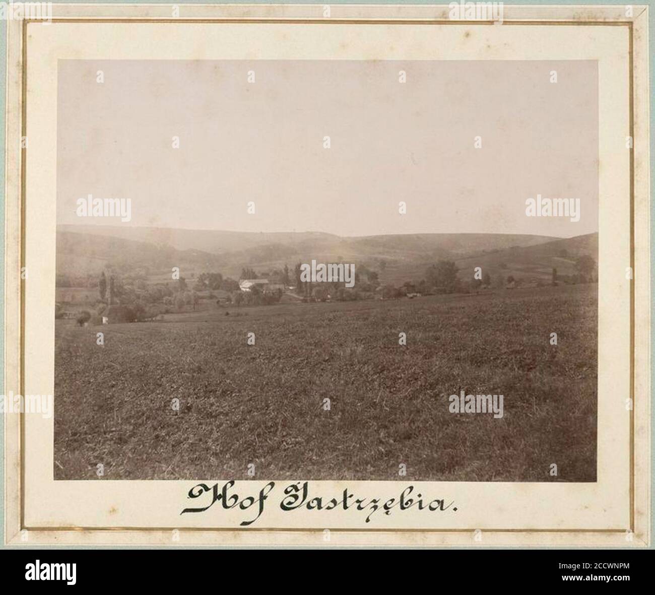 Jastrzebia wies gmina Lanckorona ok.1897 Stock Photo Alamy
