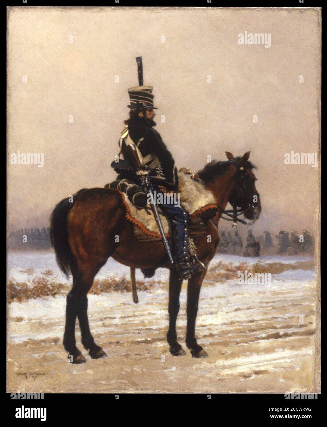 Jean Baptiste Edouard Detaille The Picket Stock Photo Alamy