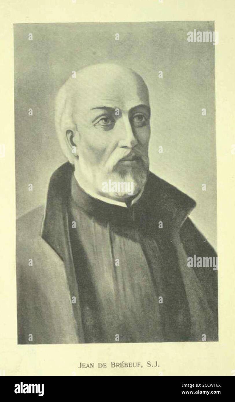 Jean de Brébeuf uncropped Stock Photo Alamy