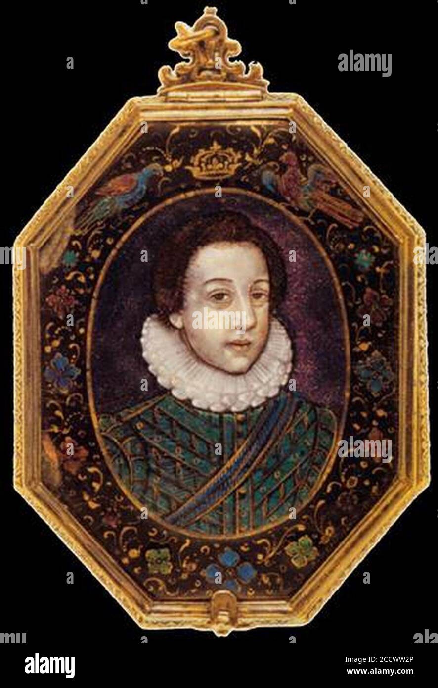 Jean Limosin Portrait of the Young Louis XIII Stock Photo Alamy