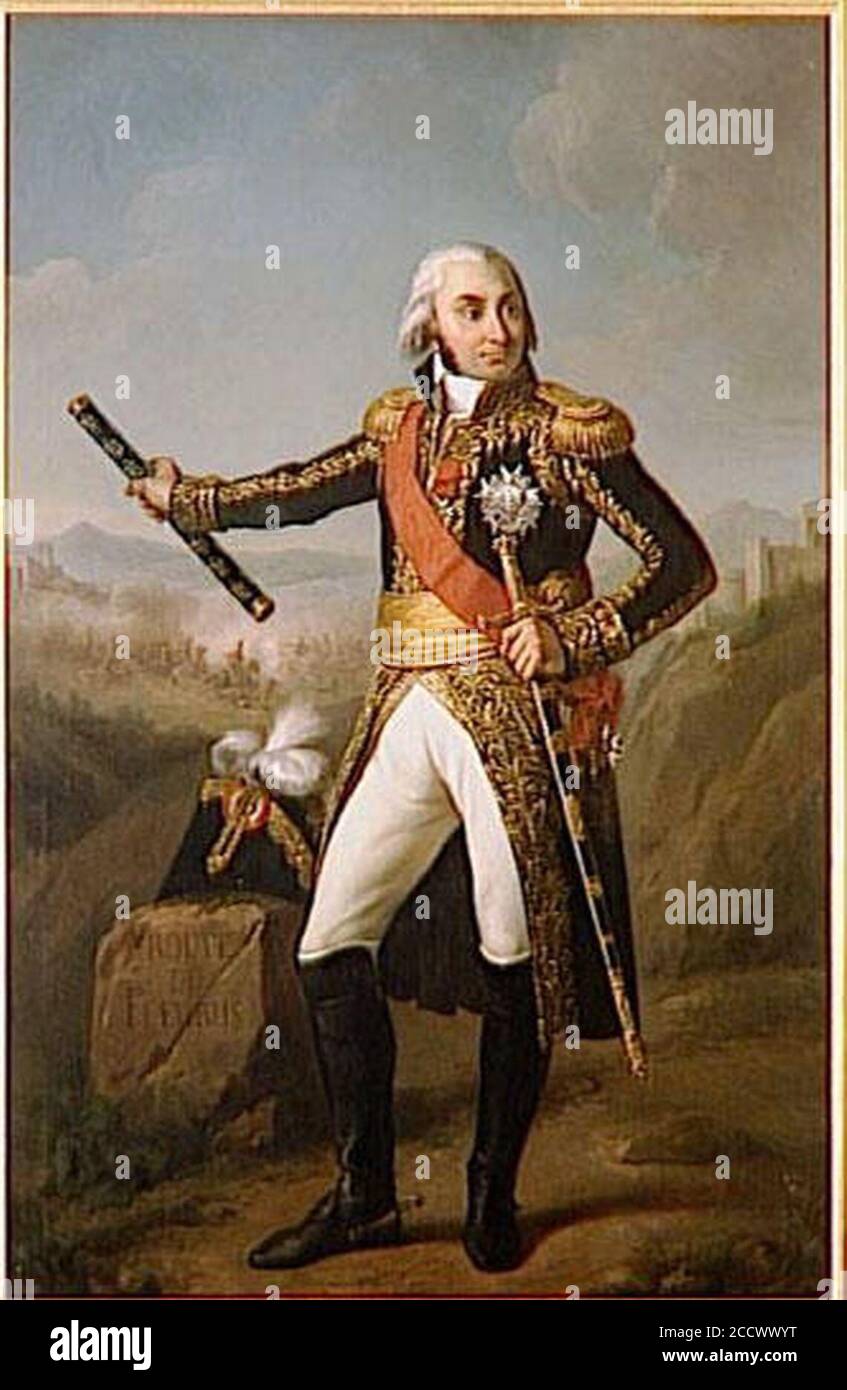 Jean-Baptiste comte Jourdan maréchal de France (1762-1833). Stock Photo