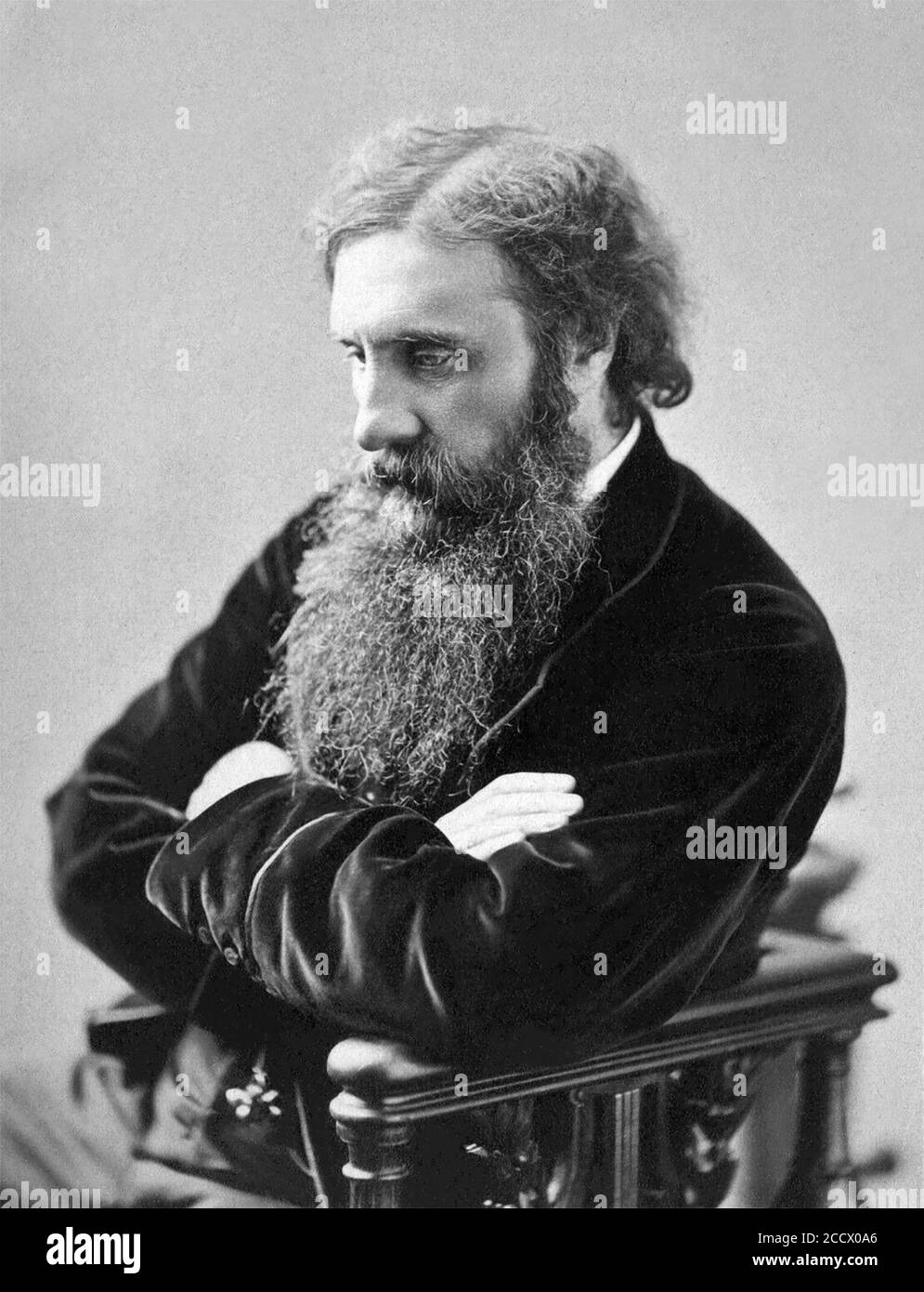 Scottish writer and Christian minister George MacDonald was a major literary influence on CS Lewis, JRR Tolkien, WH Auden and others. Stock Photo