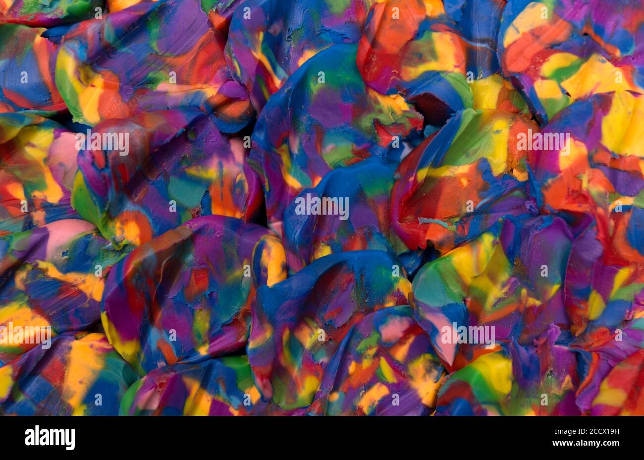 Colorful plasticine scale background. Close up texture. Stock Photo