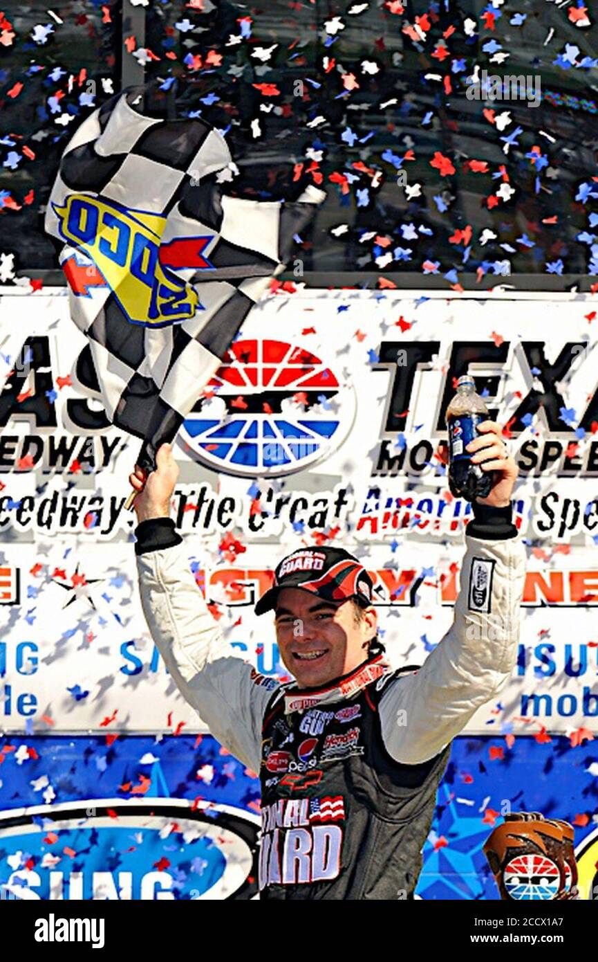 Jeff Gordon Texas 2009. Stock Photo