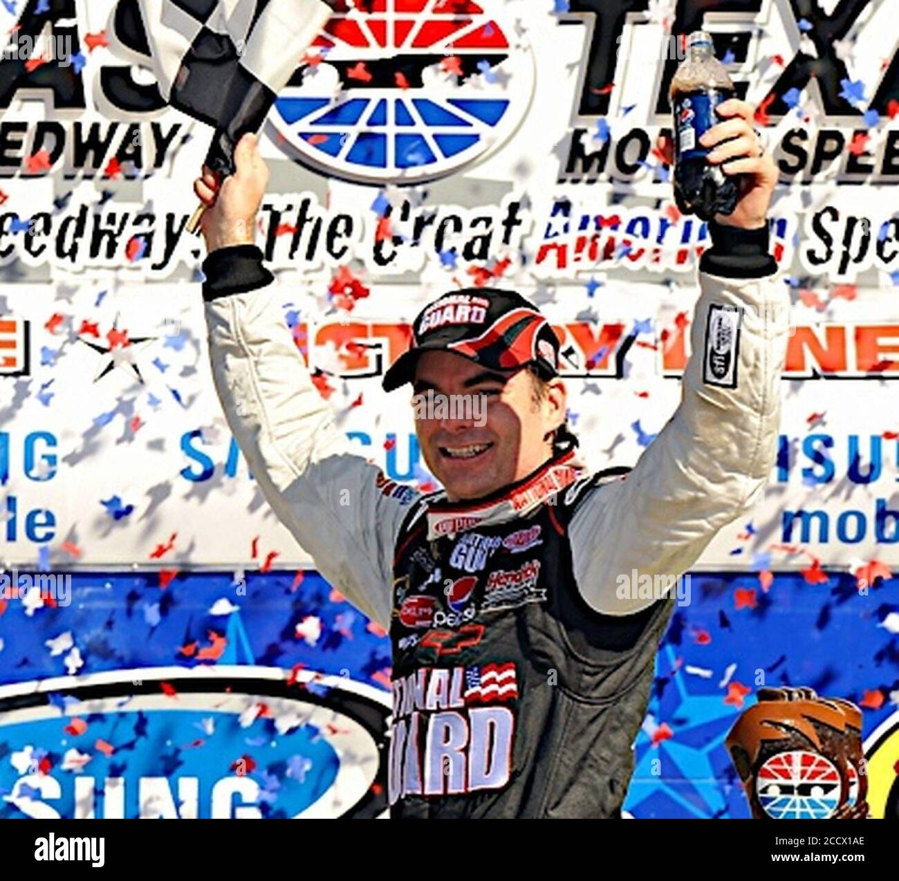 Jeff gordon texas cropped. Stock Photo