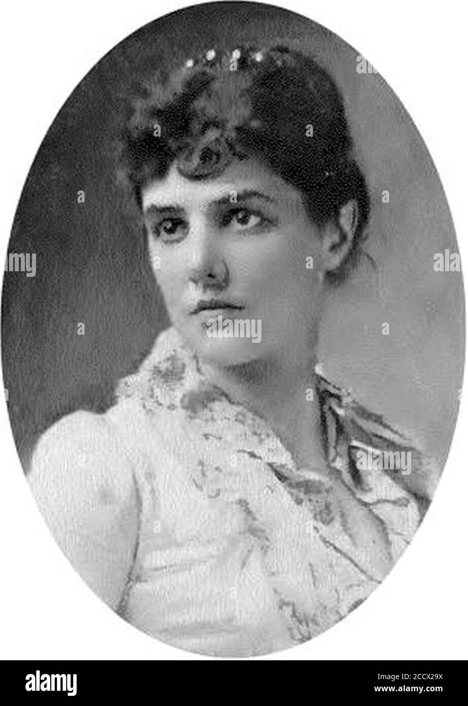 Jennie Jerome Lady Randolph Churchill. Stock Photo