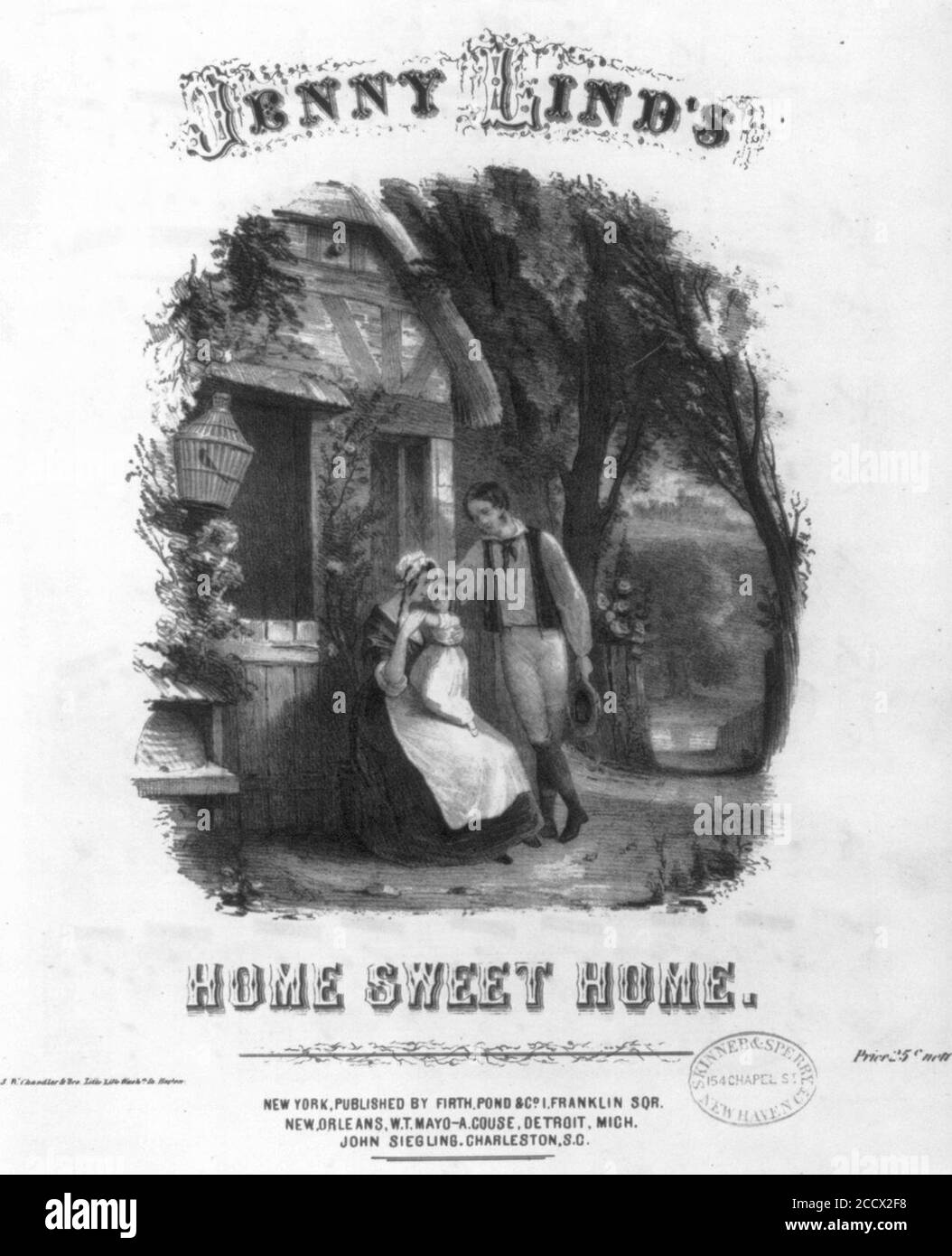 Jenny Lind's Home Sweet Home Stock Photo Alamy
