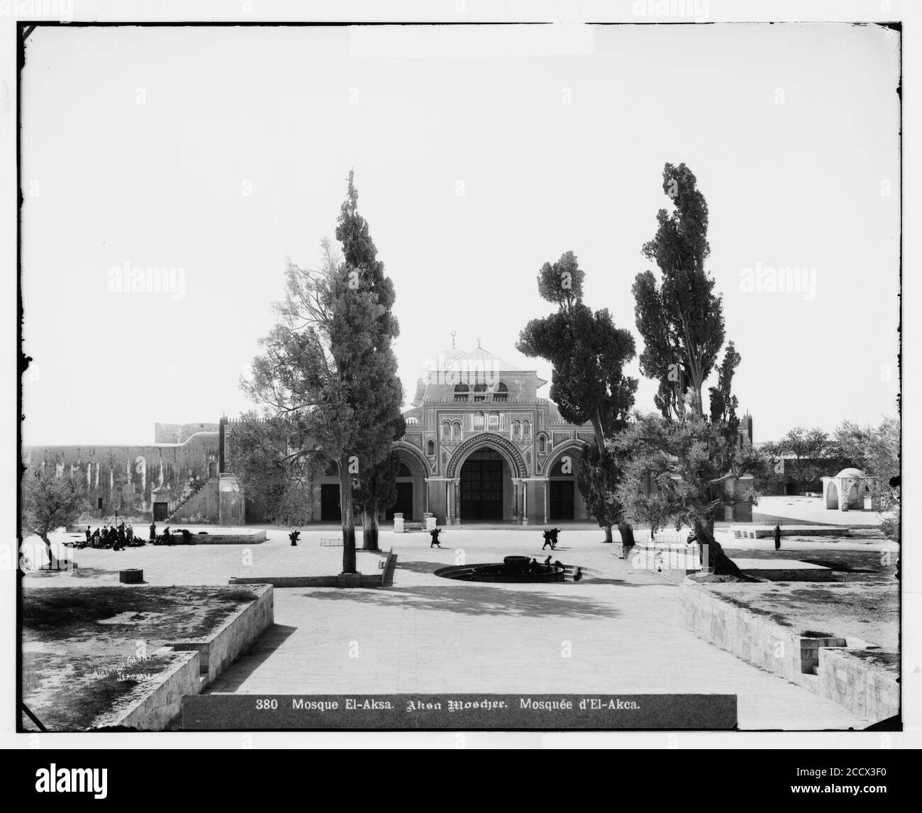 Jerusalem (El-Kouds). Mosque el-Aksa (i.e., al-Aqsa) Stock Photo