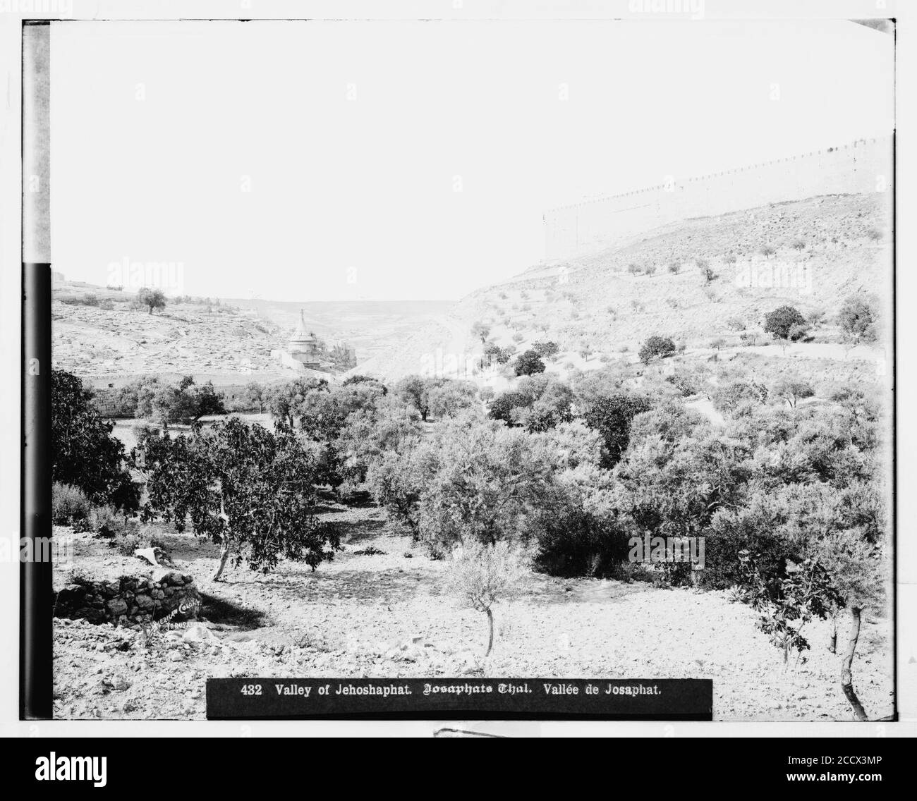 Jerusalem (El-Kouds). Valley of Jehoshaphat. Stock Photo