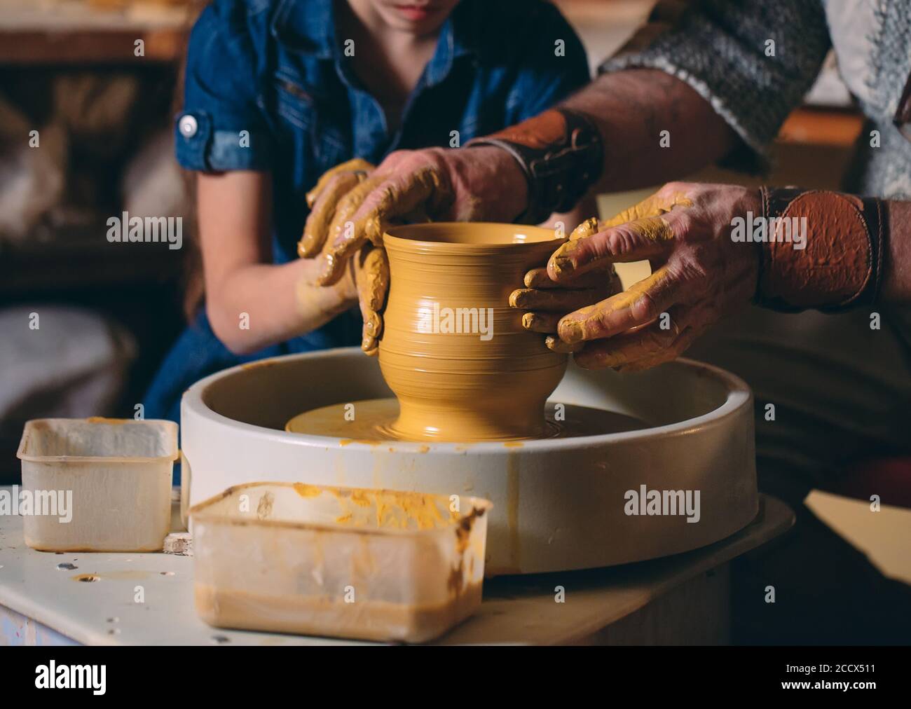 pottery clay modelling