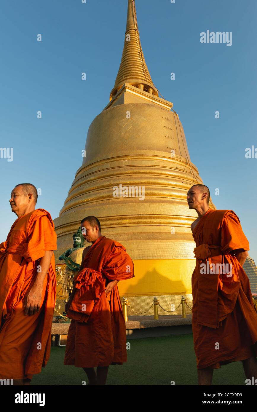 Buddhist monk walking past hi-res stock photography and images - Alamy
