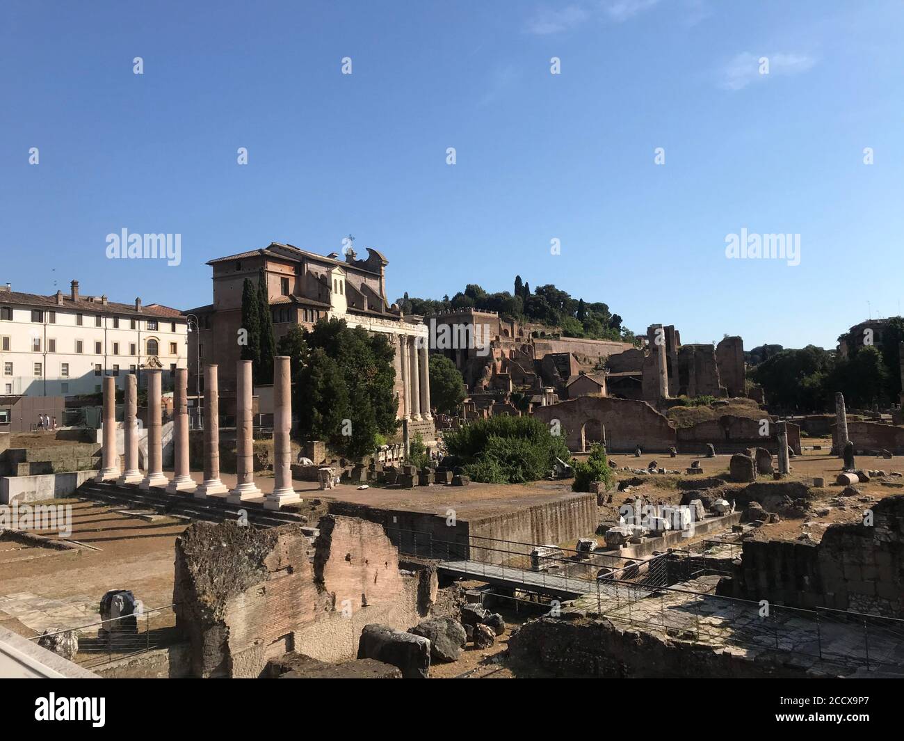 Historical The Roman Forum, Latin Forum Romanum, Italian Foro Romano