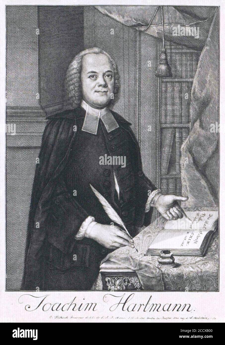JoachimHartmannCFritzsch1760. Stock Photo