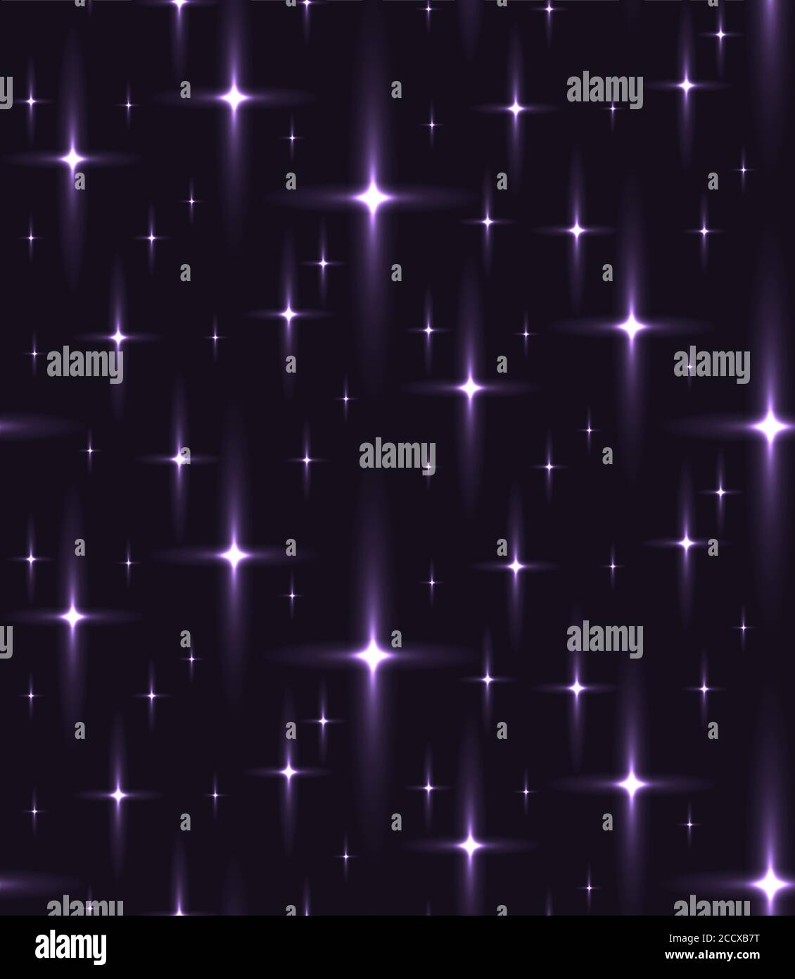 Seamless texture of the night sky with stars. Vector pattern for
