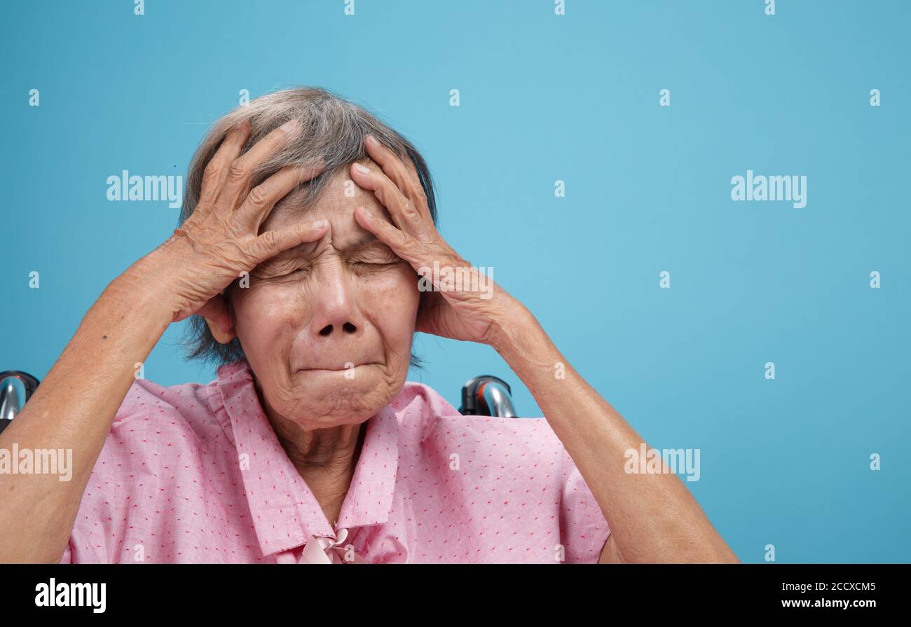 Geriatric Headaches and Migraines Stock Photo