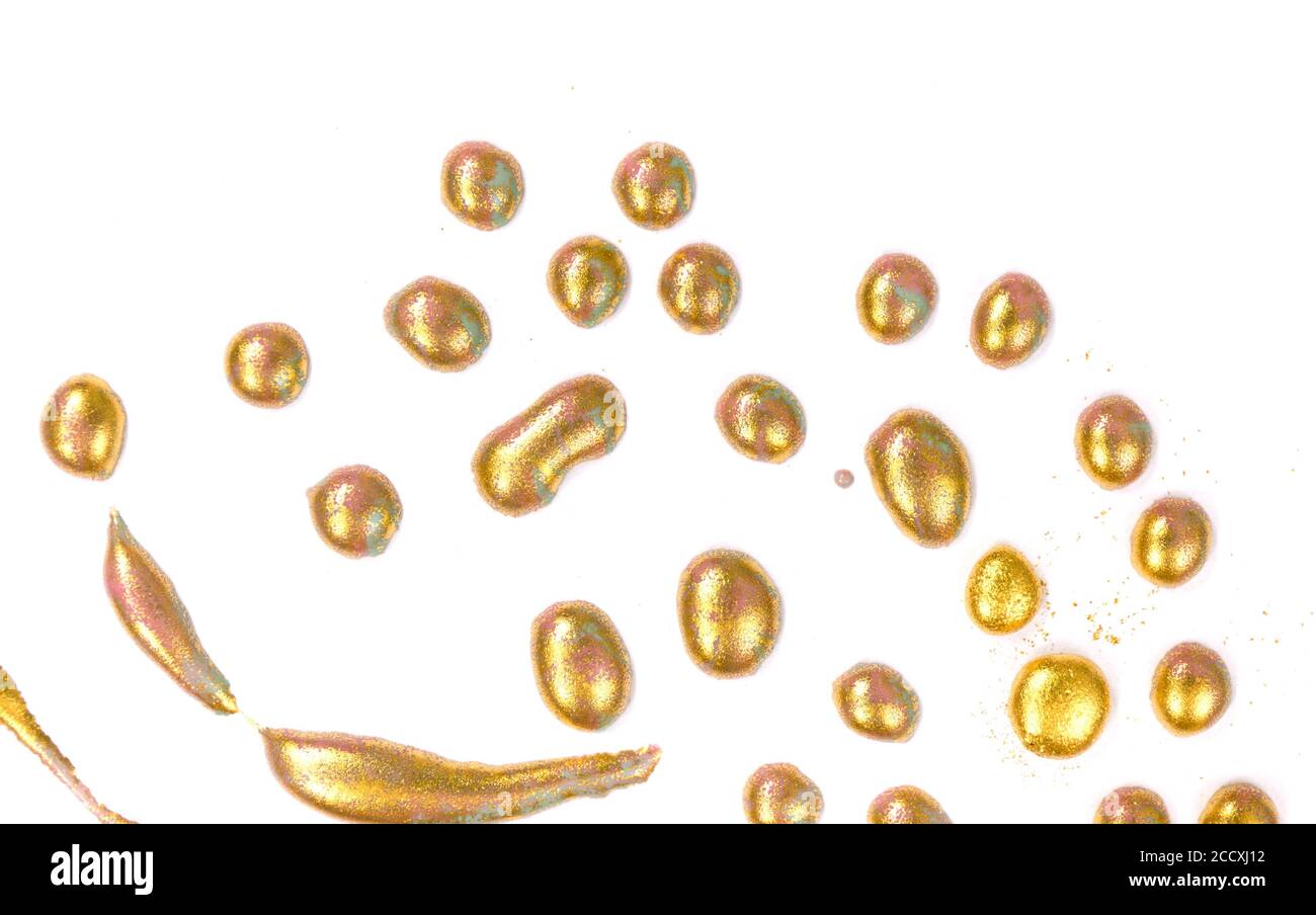 Water drops on paper Cut Out Stock Images & Pictures - Alamy