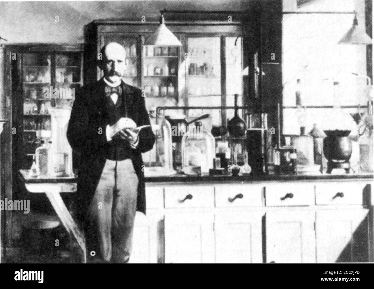 Johan Kjeldahl (18481900) Painting by Otto Haslund (18421917 Stock