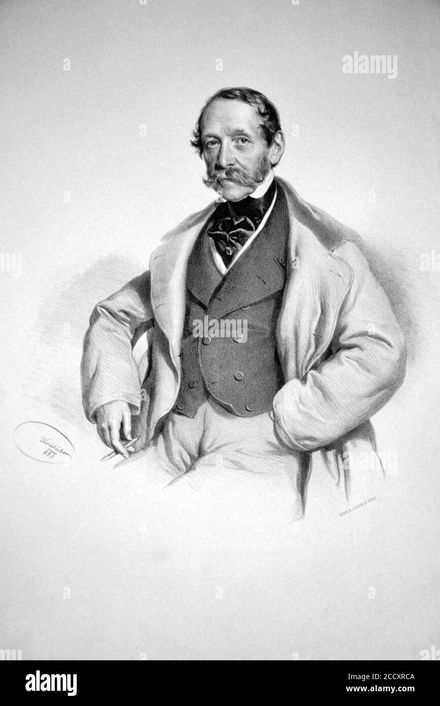 Johann Georg Walcher Litho. Stock Photo