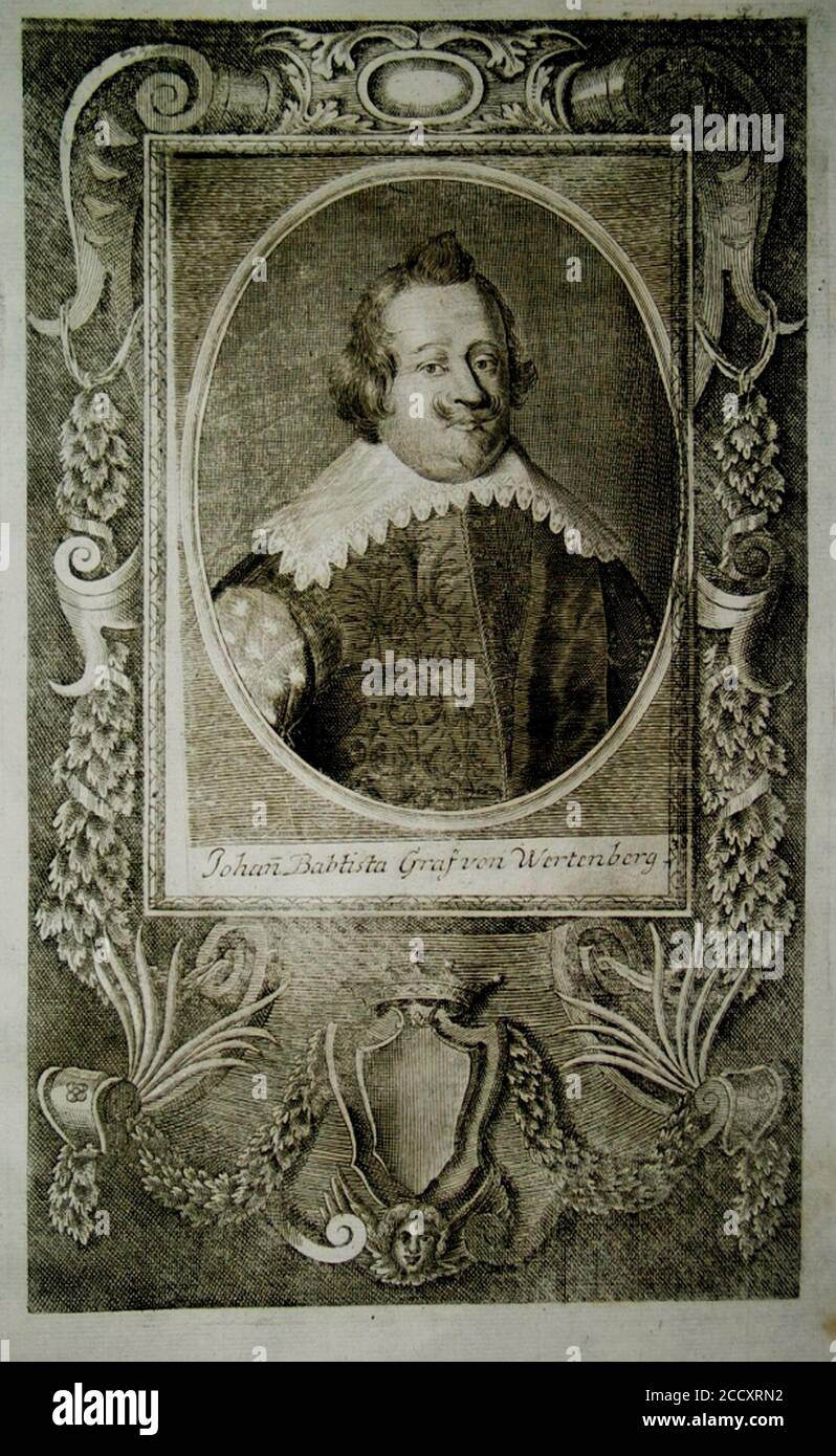 Johann Graf von Werdenberg Stock Photo Alamy