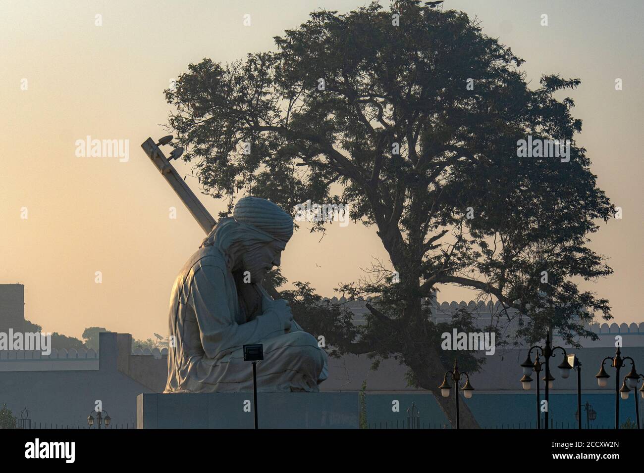 statue of bhit shah , Sindh Pakistan Stock Photo