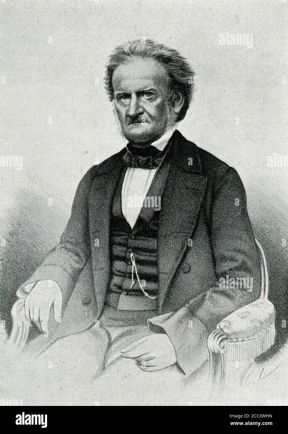 Johann Ludwig Christoph Wilhelm von Döderlein. Stock Photo