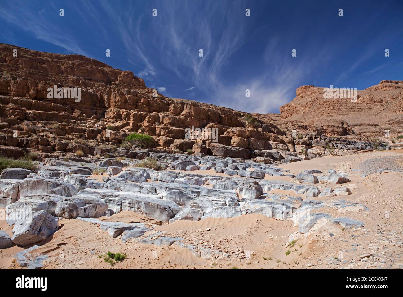 Rock formations in the Middle Atlas, Morocco Stock Photo