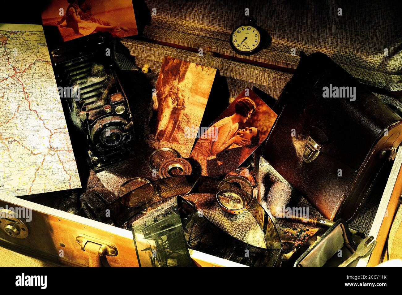 Old suitcase, photo suitcase, German Stock Photo Alamy