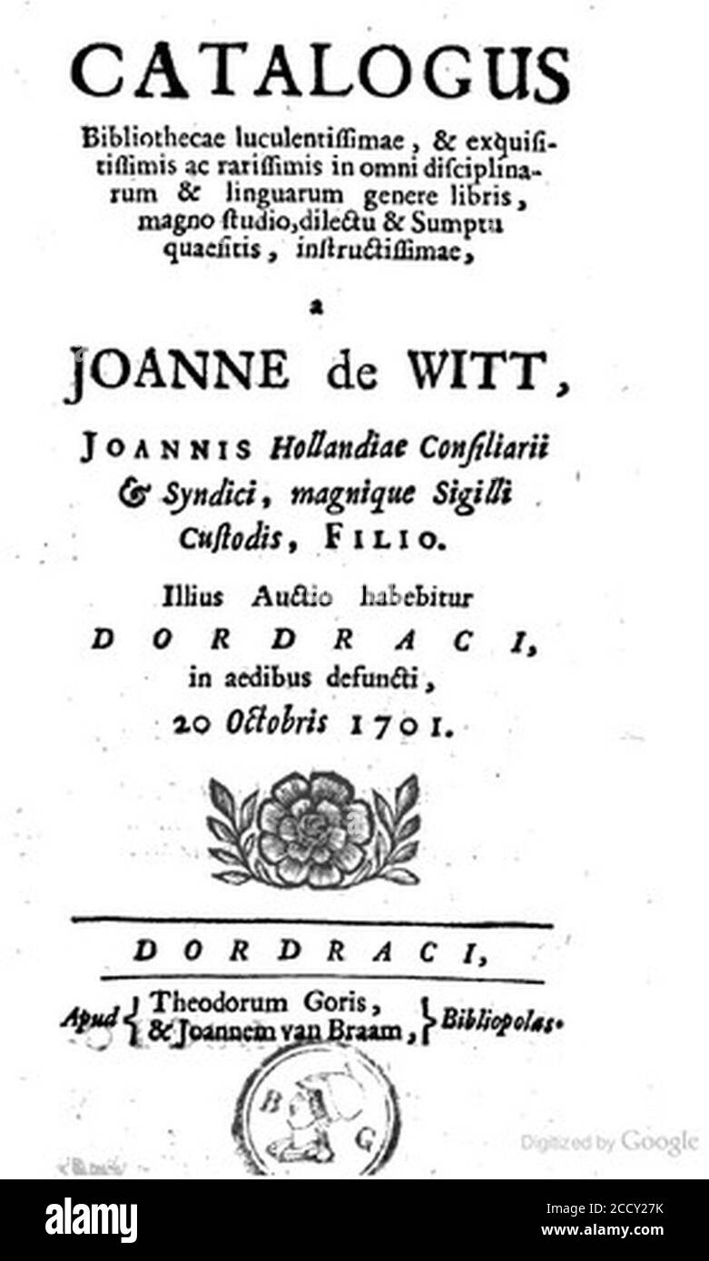 Johannes de witt hires stock photography and images Alamy