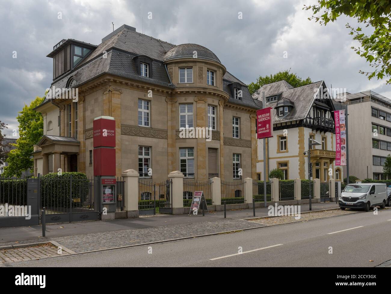 Museum Giersch, art gallery on the Main River in Frankfurt am Main, Germany Stock Photo